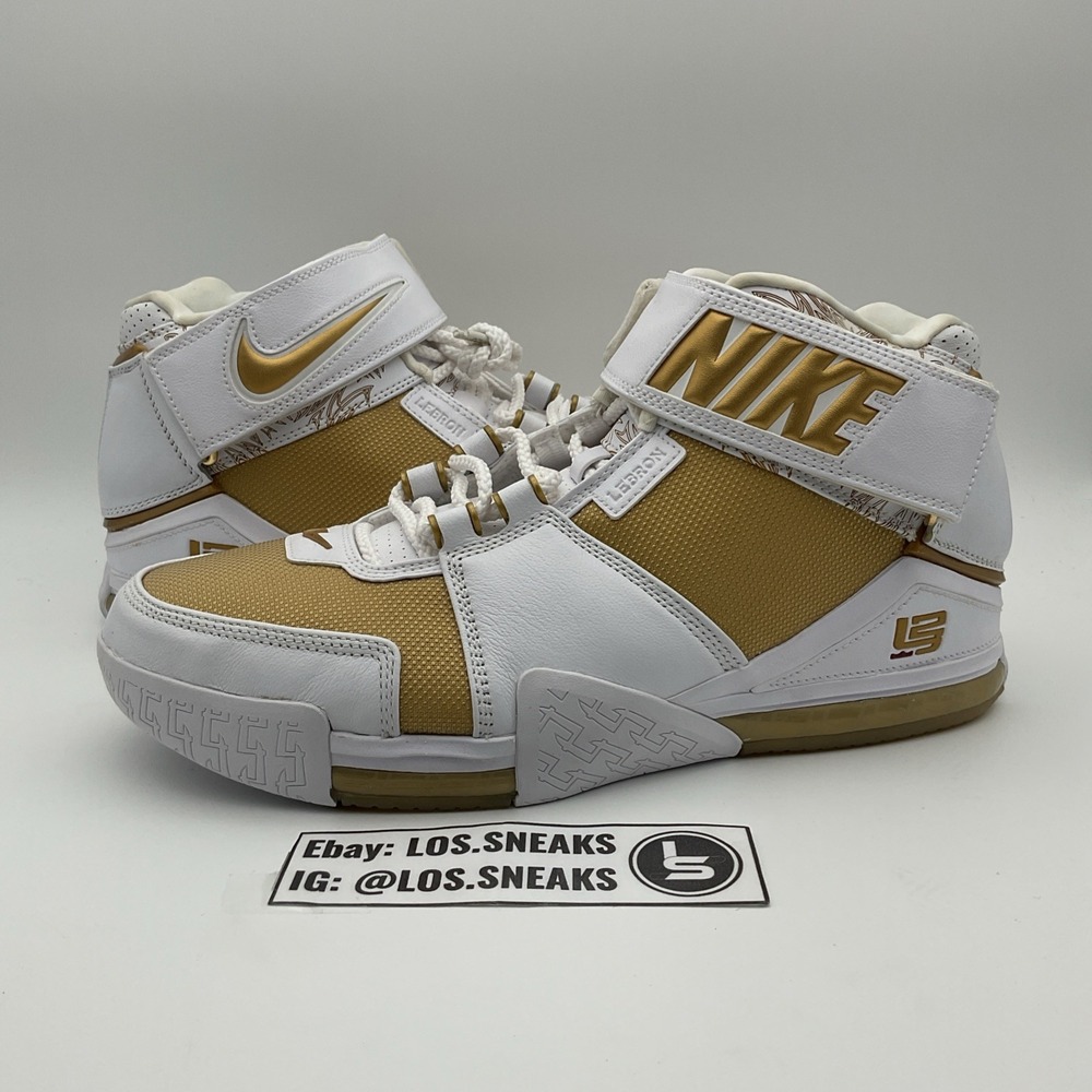 Size 11 - Nike Zoom Lebron 2 Retro 2022 Maccabi (DJ4892-100)